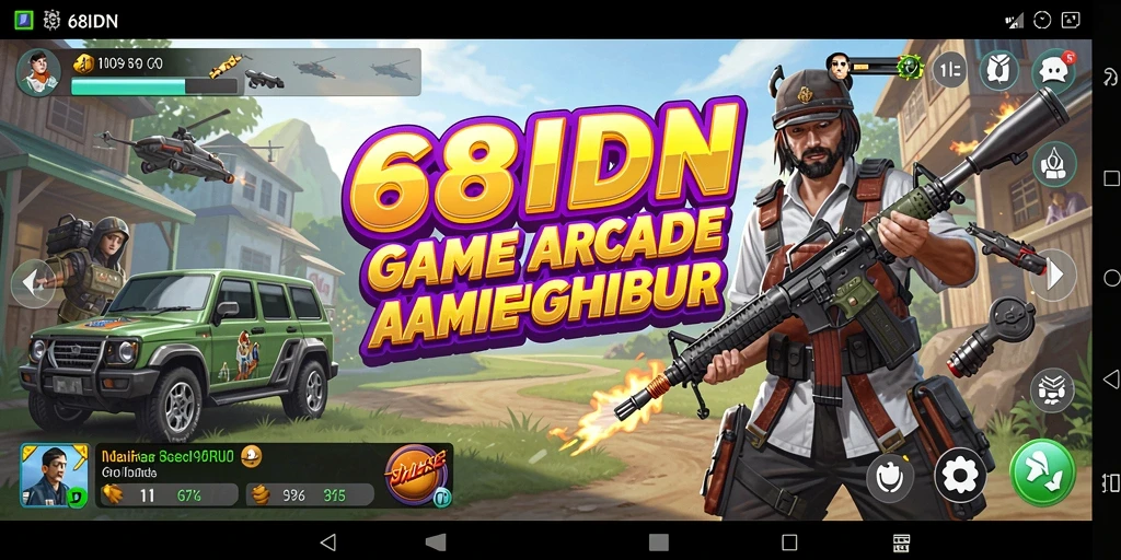 Tangkapan layar gameplay 68IDN memperlihatkan keseruan permainan arcade.