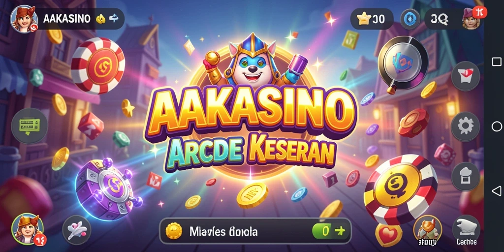 Tampilan gameplay Arcade yang seru dan menegangkan.