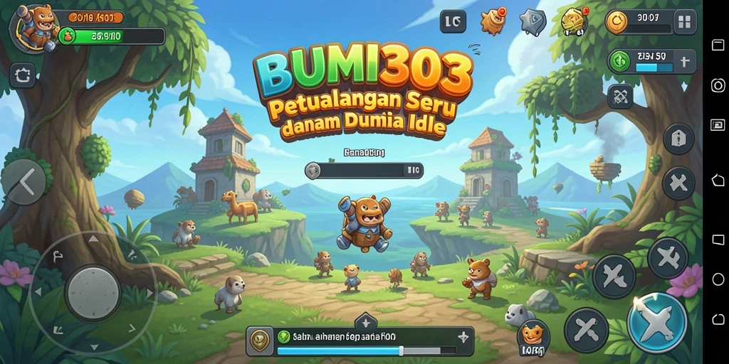 Tampilan gameplay BUMI303 yang menawan dan interaktif.