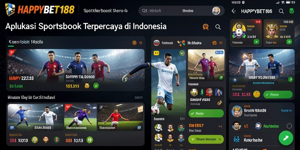 Tampilan gameplay menarik dari aplikasi Sportsbook HAPPYBET188.