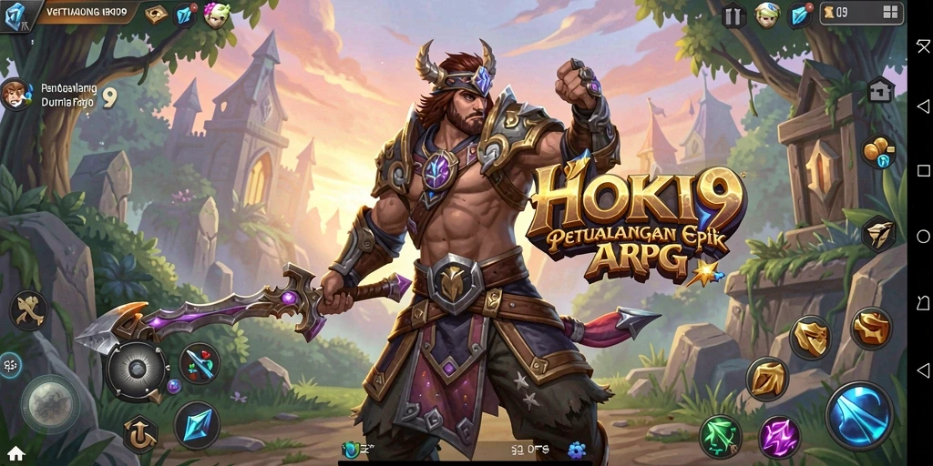 Gameplay mendebarkan HOKI9 di dunia ARPG.