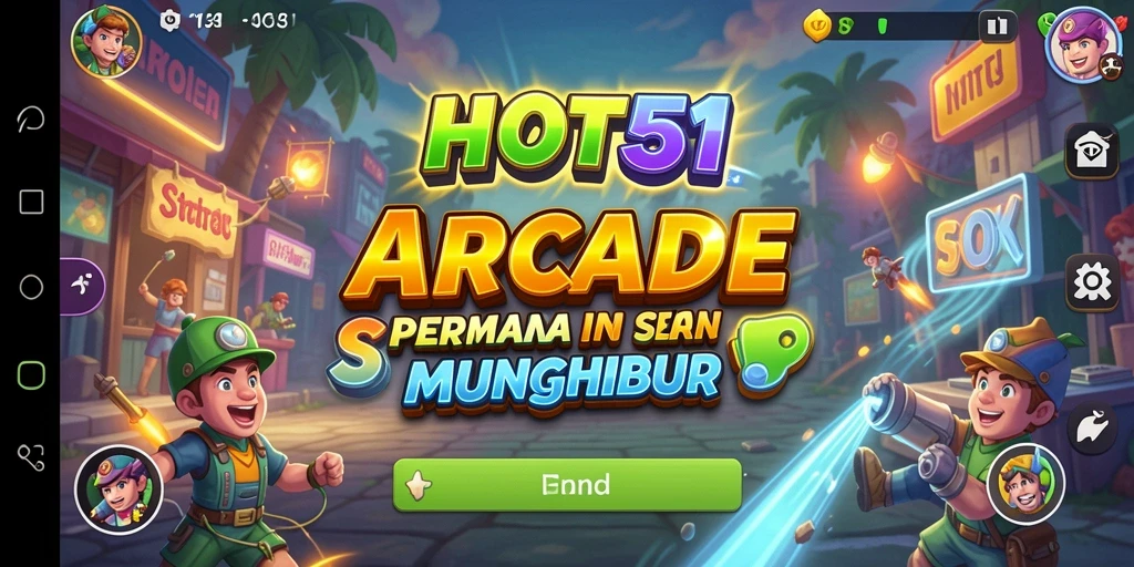 Gameplay HOT51 menampilkan aksi seru dan tantangan arcade yang mengasyikkan.