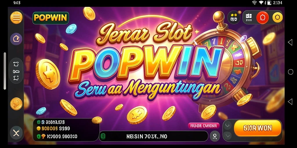 Tampilan gameplay menarik dari game slot POPWIN dengan berbagai fitur.