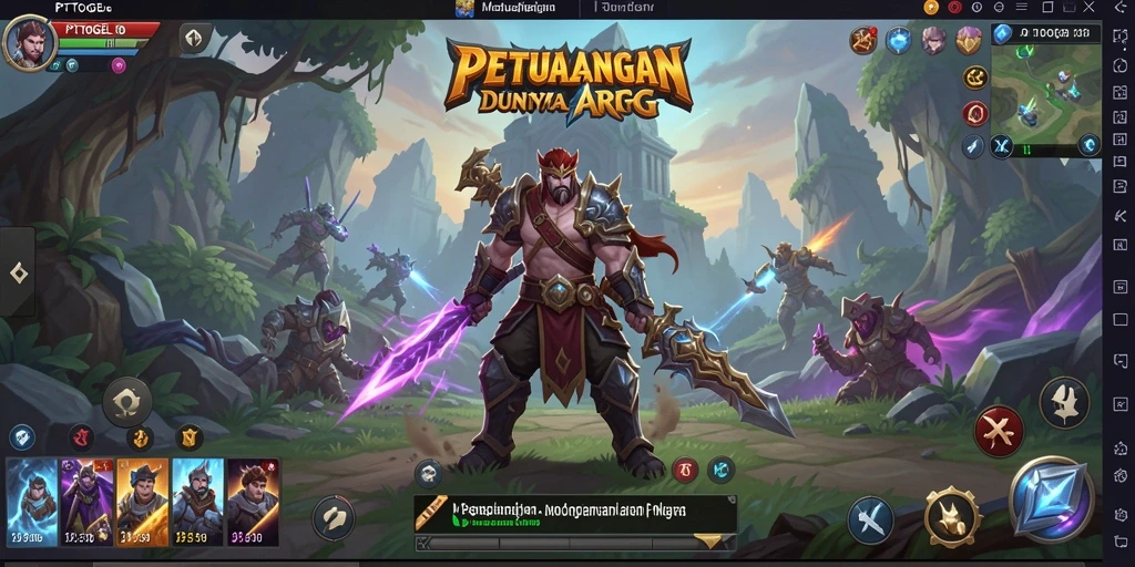 Tampilan seru gameplay ARPG PTTOGEL yang mendebarkan.