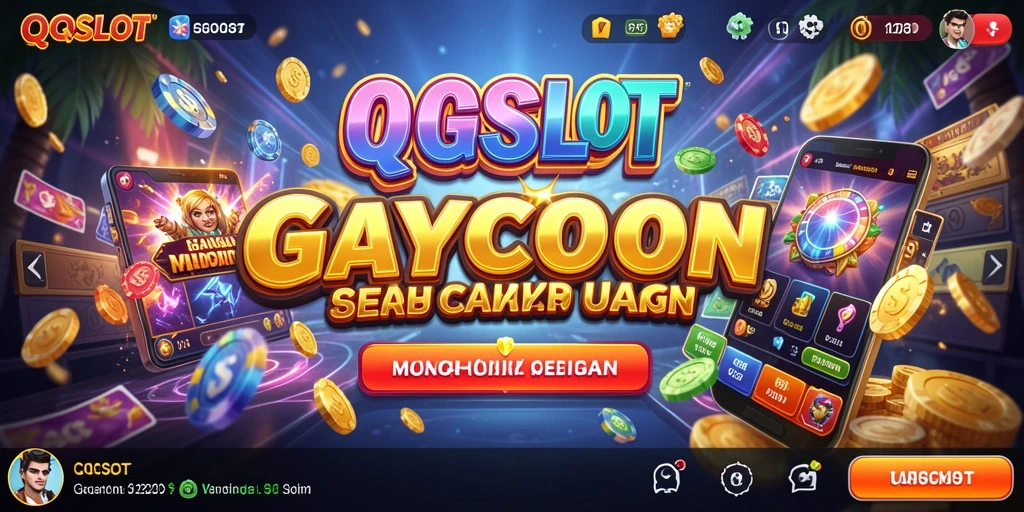 Tampilan gameplay mengelola bisnis di QQSLOT yang seru.