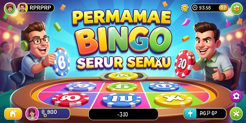 Screenshot gameplay RPRPRP menampilkan suasana Bingo yang seru dan interaktif.
