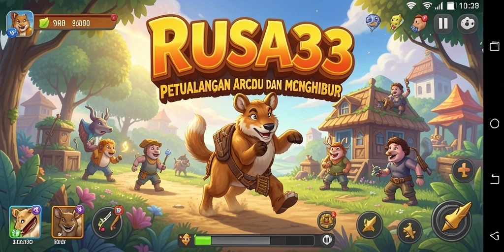 Gambaran utama gameplay RUSA33 yang penuh aksi.