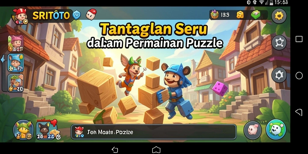 Screenshot gameplay SRITOTO yang menunjukkan tantangan Puzzle yang menarik.